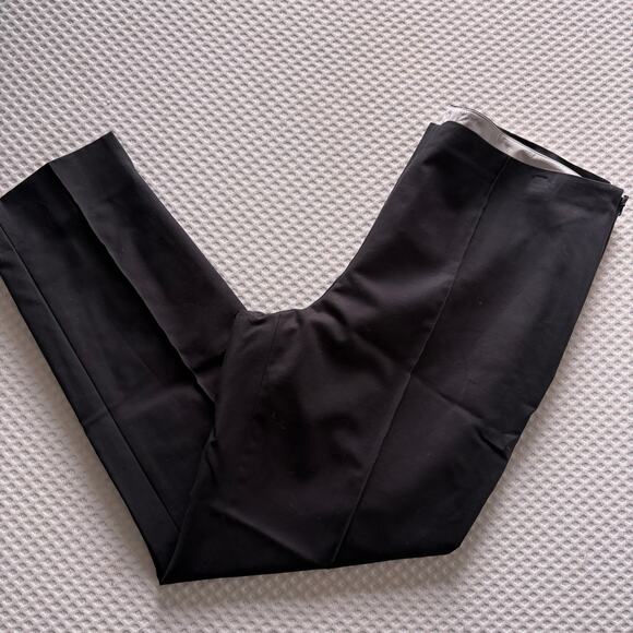 Brooks Brothers Seam Front Trousers 14 Black NWT Pants Capsule Minimalist - Picture 1 of 5
